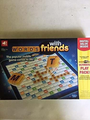 Hasbro Words With Friends Board Game, Ages 13+, 4 Players