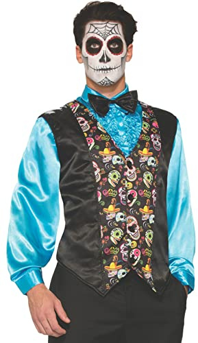 Rubies Day Of The Dead Vest for Adults, Men's One Size