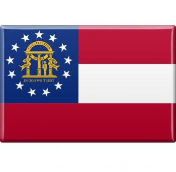 Magnet - US-Bundesstaat Georgia - Gr. ca. 8 x 5,5 cm - 37110 - Küchenmagnet