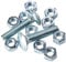 Sealey CBN840 Coach Bolt & Nut M8 x 40mm Zinc DIN 603 Pack of 50