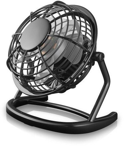 eBuzz Mini USB Desk Fan –Silent Personal Cooling Fan – USB Powered Portable Air Cooler - Quiet Table Fan