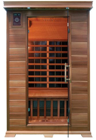 Cabine de sauna d'angle à infrarouge pour 2 Personne Promotion