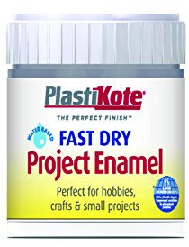 Plastikote B52W 59 ml Enamel Paint Bottle - Pewter