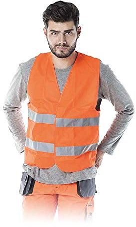 Reis Kos-5Pxl Warnweste, Orange, XL Größe