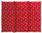 Körnerkissen groß 40x30cm - 3-Kammer - Herzen-rot - Wärmekissen