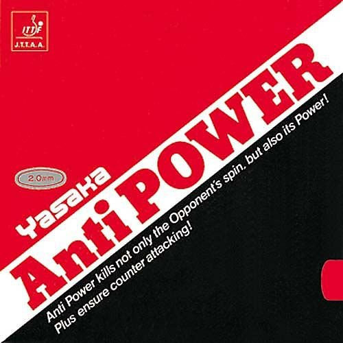 Yasaka Belag Anti Power, 2,0 mm, rot