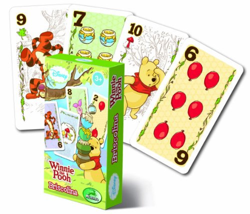 Modiano- Winnie The Pooh & Friends Disney Carte da Gioco, 308602