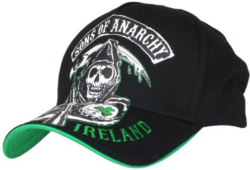 Concept One Sons of Anarchy Reaper Logo Irland Hut, Schwarz, Einheitsgröße