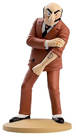 Moulinsart 42231 Sammelfigur Tintin, Rastapopoulos, mit Tattoo, Zigarrenmotiv