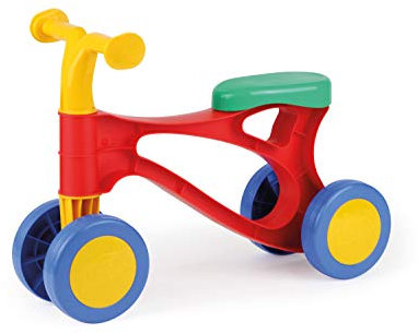 Lena 7165 Lauflernroller My First Scooter, Laufrad bunt, Sitzroller mit Stahlachsen, Lauflernrad zum Balance und Laufen trainieren, Lauflernhilfe Roller für Kleinkinder ab 18 Monate, unisex