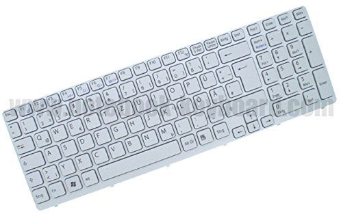 NExpert Notebook Tastatur kompatibel für Sony Vaio SVE1511C1 SVE15C119B SVE1512C6EW SVE1511D1EW SVE1512H6E DE Neu