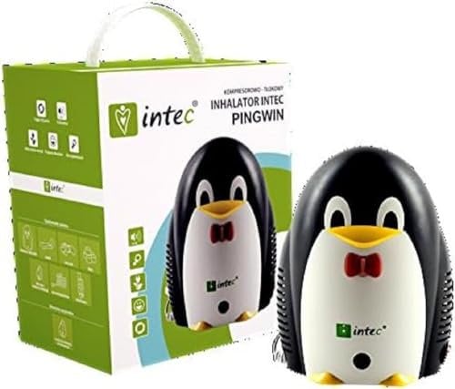 Intec Pinguin Inhaliergerät Inhalator Inhalationsgerät Therapie Vernebler Inhalation Kinder Ewrachsene Schnuller