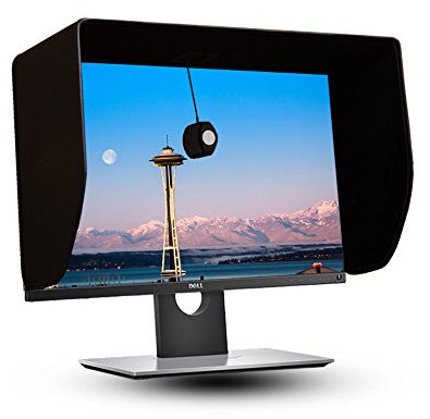 iLooker-25P 25&24 inch Thick Frame LCD LED Video Monitor Hood Sunshade Sunhood for dell HP Viewsonic Philips Samsung LG EIZO NEC ASUS Acer BENQ AOC Lenovo iMac Fits Monitor Frame Width 565-580mm