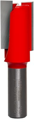 Freud 7/8 inch (diameter) double flute straight bit with 1/2 inch shank (12-168).