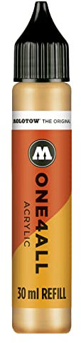 Molotow ONE4ALL Refill Acryl, Farbe 009 sahara beige pastell 30 ml, Nachfülltinte für Permanentmarker