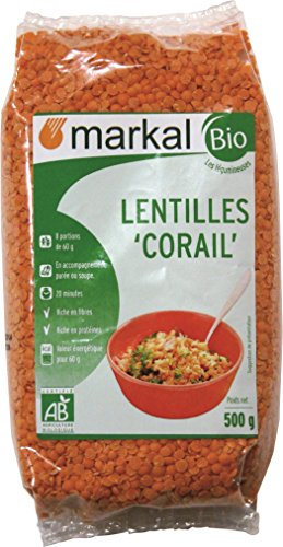 MARKAL Lentilles Corail 500G Turq Bio -