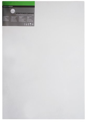 Daler-Rowney Simply Stretched Canvas, Medium Grain, 250 gsm, 16mm Deep, 20 x 28in - 50 x 70 cm, White