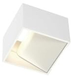 LED Wandleuchte LOGS IN, Up/Down, indirekt, CRi >90, warmweiß, 6W 3000K 470lm, weiß