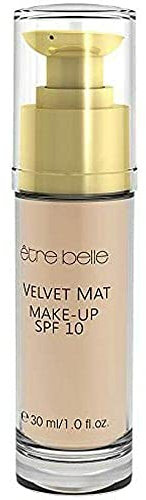 Velvet Mat Matifying Make-up; être belle Cosmetics; Samtig, mattierendes Pflege-Make-up; langanhaltende, flüssige Foundation Warm Beige Mat