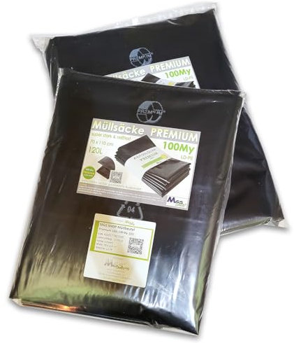 Müllbeutel 120 L PREMIUM 100 My extra stark (10 Stück)