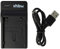 vhbw caricatore compatibile con JVC BN-V408, BN-V408U, BN-V408-H, BN-V408U-B, BN-V408U-H camera camcorder - Stazione di carica, spia di carica