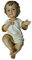 L 'Angolo Barletta Figurine de Jésus pour crèche 20 cm
