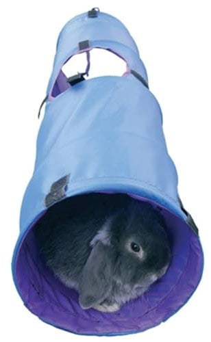Rosewood Small Animal Activity Toy Rabbit Activity Tunnel Boredom Breaker, clear