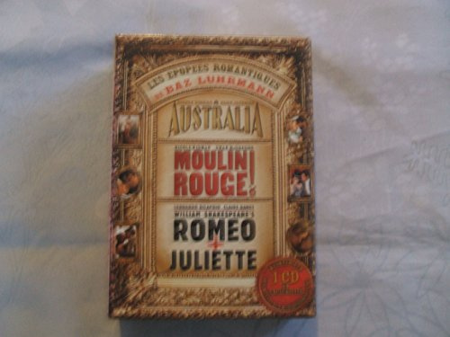 Coffret baz luhrmann epopées romantiques : australia ; moulin rouge ; romeo + juliette [FR Import]