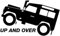Defensor de Landrover 4 x 4 Off Road gráfico, adhesivo, adhesivo