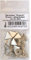 10 Ziernieten silberfarben Dreieck, Metallnieten Zier-, Schmuck-, Leder-. Metall- Niet Nieten, 0972