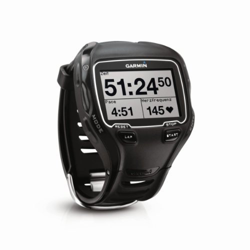 Garmin Forerunner 910XT HRM - Reloj GPS multideporte para triatletas con pulsómetro premium, Negro