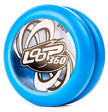 YoYo Factory Loop 360 – JoJo mit Leerlauf und Kugellager – Perfektes Yoyo für Anfänger & Kinder – Spielzeug für Looping-Tricks – JoJo Kinder ab 6 - Blau