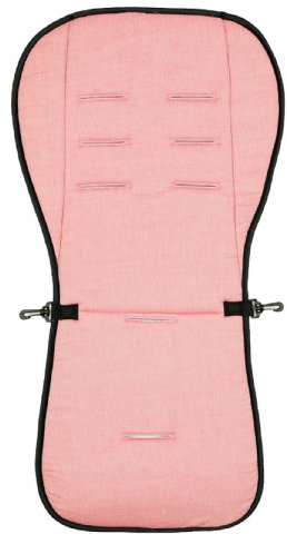 Altabebe ( AL3005-06 Sitzauflage Buggy Einlage Kinderwagen Zubehör - Sitzunterlage - Atmungsaktiv - Baby Sitzauflagen und Unterlage 75x35 cm - Farbe: rosa
