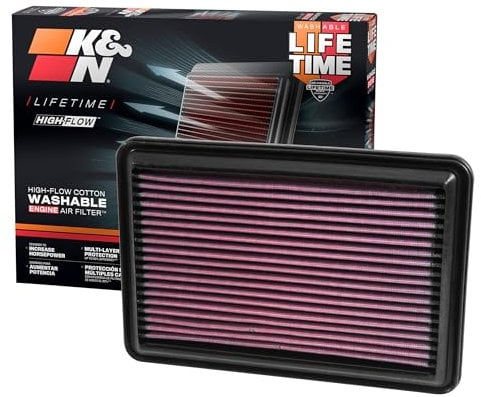 K&N 33-5016 Filtri Aria Sostitutivi Auto, Lavabile e Riutilizzabile