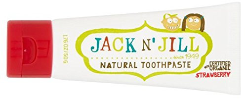Jack N 'Jill Strawberry Zahnpasta Natürliche mit Bio-Würzung 50g