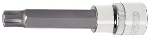 KS Tools 918.1782 1/2 CHROMEplus Bit-Stecknuss RIBE mit Stirnlochbohrung,lang,M7