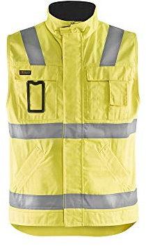 Blaklader 85051804 WAISTCOAT, Gelb/Marine, grootte XXXL