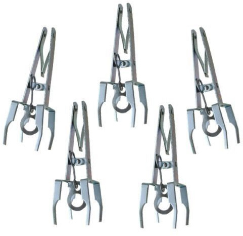 PestExpel Heavy Duty Scissor Claw Mole Traps (5 Pack) – Galvanized Steel Professional Mole Control – High-Sensitivity Quick Kill Spring – Reusable Weatherproof Underground Traps for Lawns & Gardens