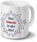digital print Tasse mit Namen Schnecke - Motiv Ohne Schnecke ist Alles blöd - Ornamente Design - Namenstasse, Kaffeebecher, Mug, Becher, Kaffeetasse - Farbe Weiß