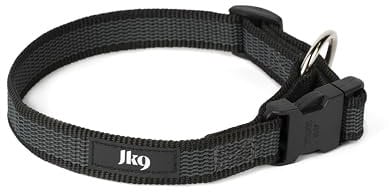 JULIUS K-9 220CG Color & Gray Halsband, 20mm*27-42 cm, verstellbar, schwar-grau, 20 mm (27-42 cm)