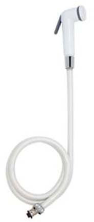 Muslim White Hand held Spray shattaf Shower Head Toilet Bidet with Anti Twist Hose and Wall Bracket UK New