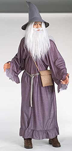 Rubie's 3 16305 - Herr der Ringe Gandalf Kostüm, Standardgröße, braun/grau