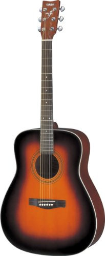 Yamaha F370 Guitarra Acústica Guitarra Folk 4/4 de madera, escala 634 mm, 25 pulgadas, 6 cuerdas metálicas, Color Marrón, Tobacco Brown Sunburst