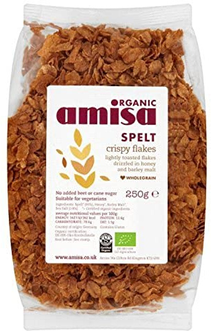 Amisa Organic Crispy Spelt Flakes 250g