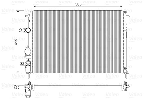 Valeo Kühler, Motorkühlung 732866 | Kompatibel mit: DACIA LOGAN, LOGAN MCV, LOGAN Pick-up, RENAULT LOGAN I, LOGAN I Kombi, MEGANE I, MEGANE I Cabriolet