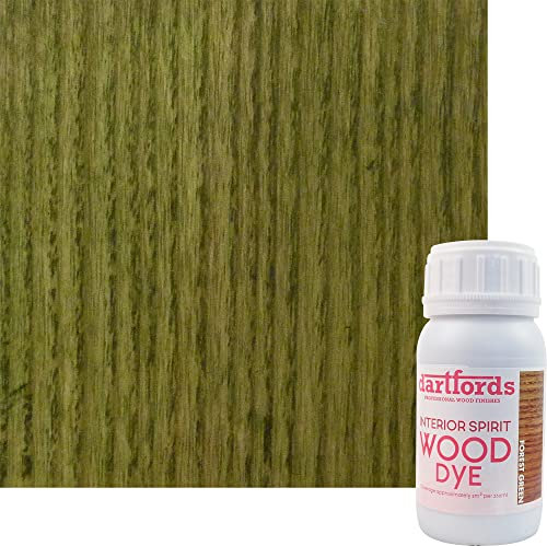 dartfords Forest Green Interior Spirit Based Wood Dye - 250ml Bottle