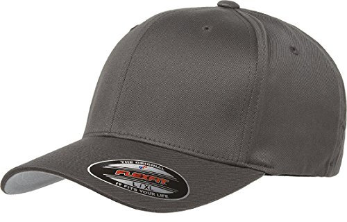 Flexfit sportliche Herren-Baseballkappe, passgenau - Grau - 62 EU
