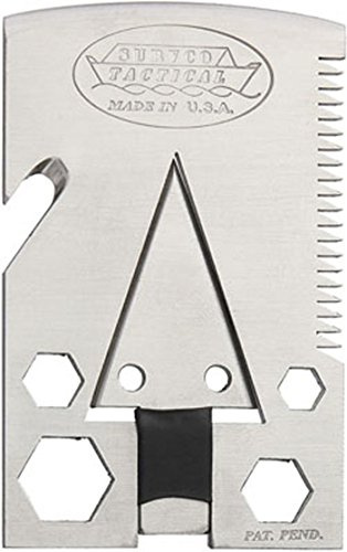 Survco Tactical Multitool AXT - 21 Funktionen, Edelstahl, Silber