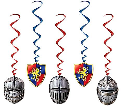 Medieval Whirls 3' 4, 5/pkg, Pkg/3