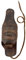 Cowgirl Buzy Beer Holster Handmade by Hide & Drink :: Bourbon Brown